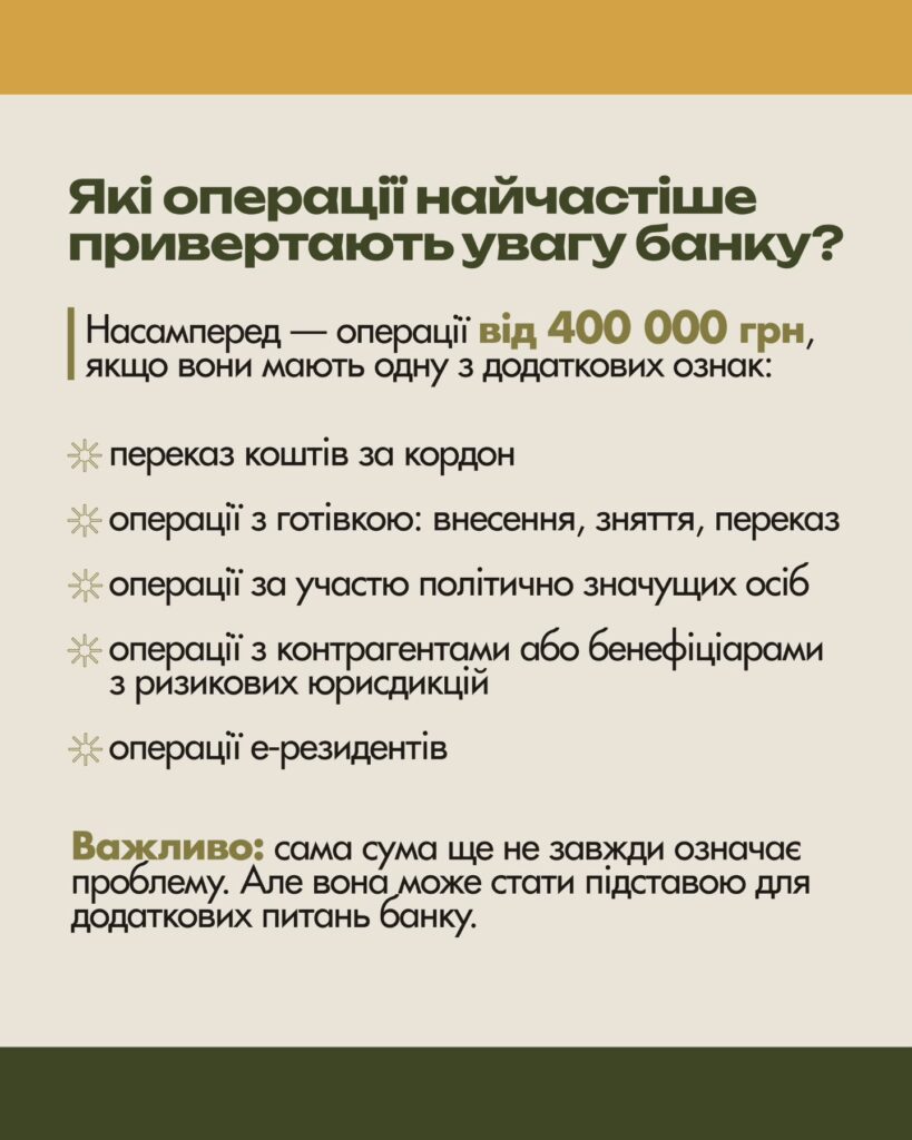Фінмоніторинг банку: які операції привертають увагу? — слайд 2